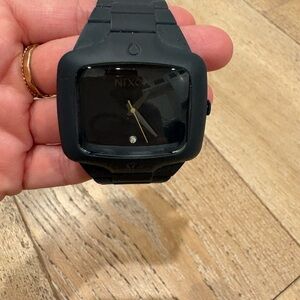 Nixon Rubber Player Men's Watch Silicone Belt